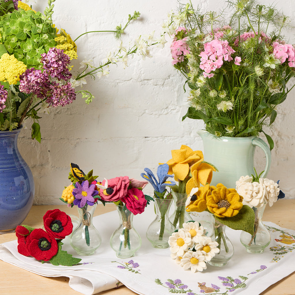 Spring Flower Bouquets Vases