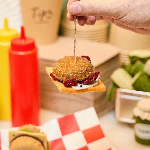 Cheese Breakfast Sandwich Ornament
