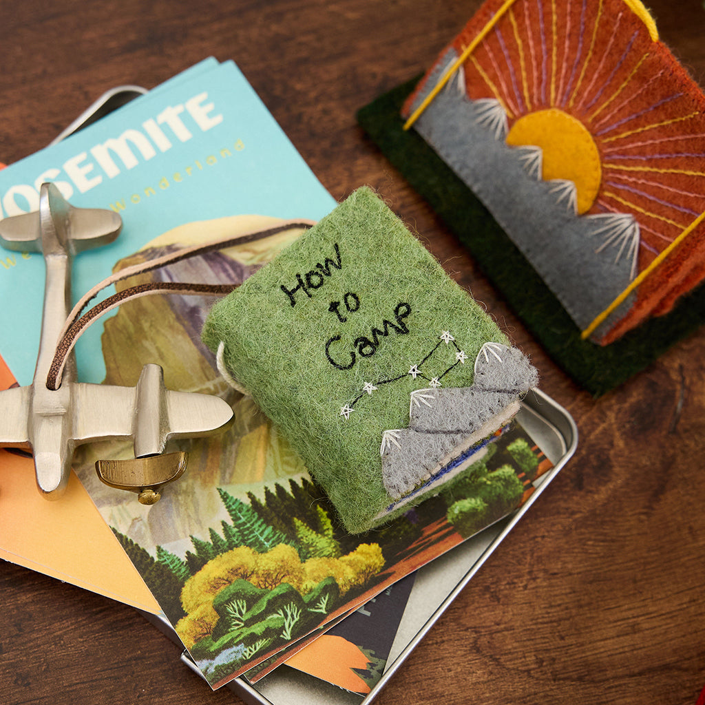 To Camp Book Ornament