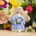Blue Flower Fairy Ornament