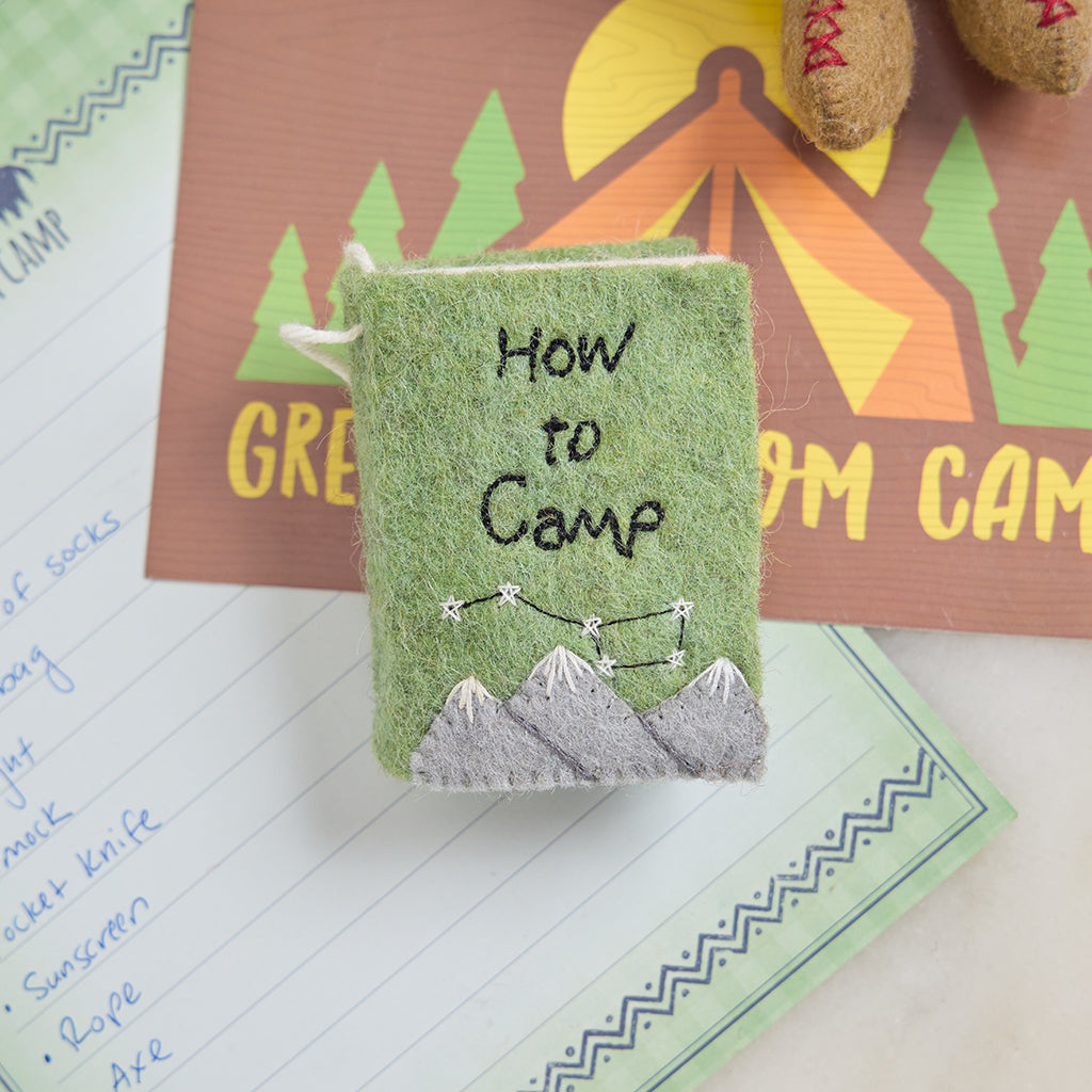 To Camp Book Ornament