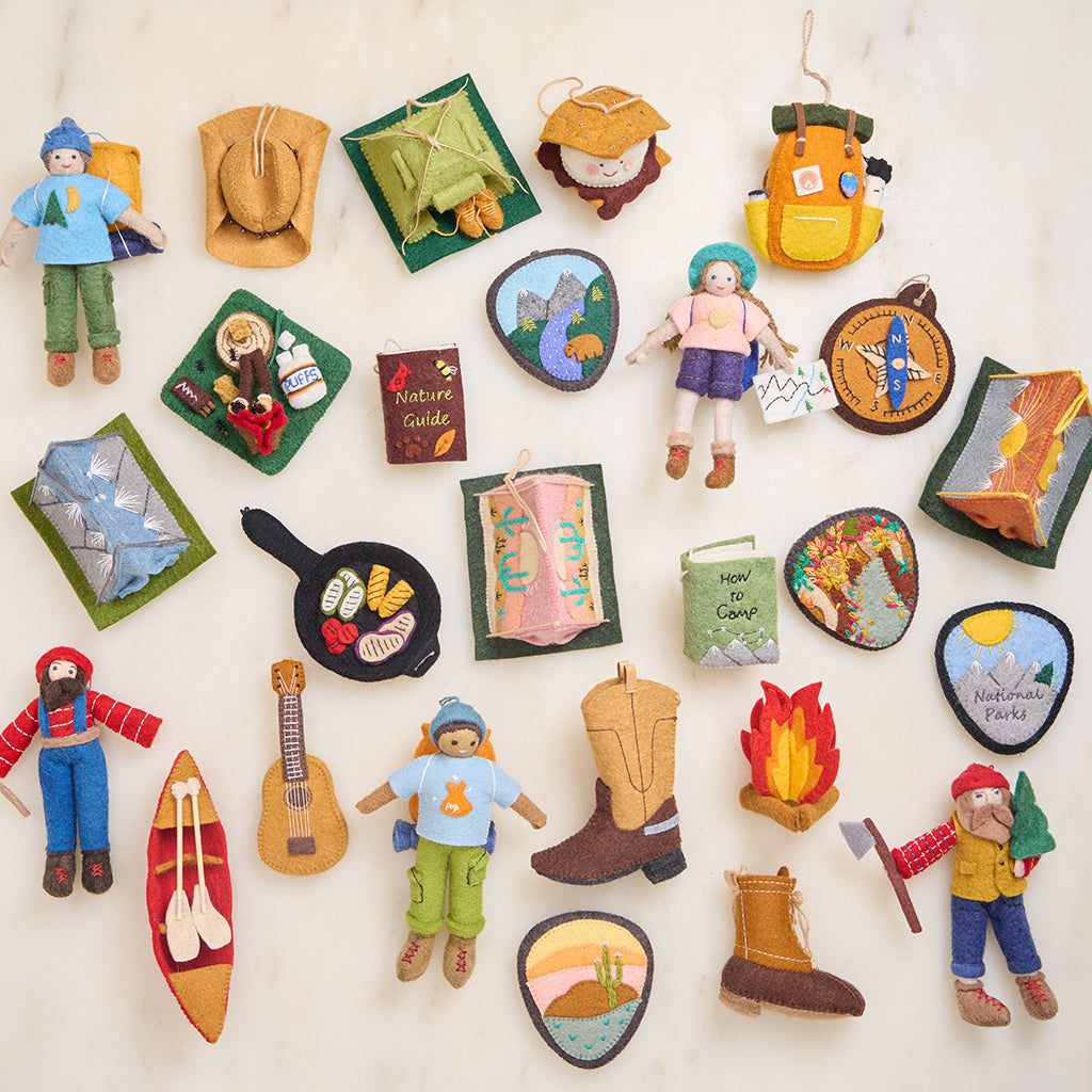 To Camp Book Ornament