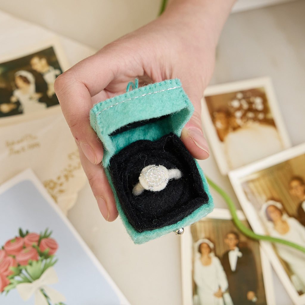 Wedding Ring Box Ornament