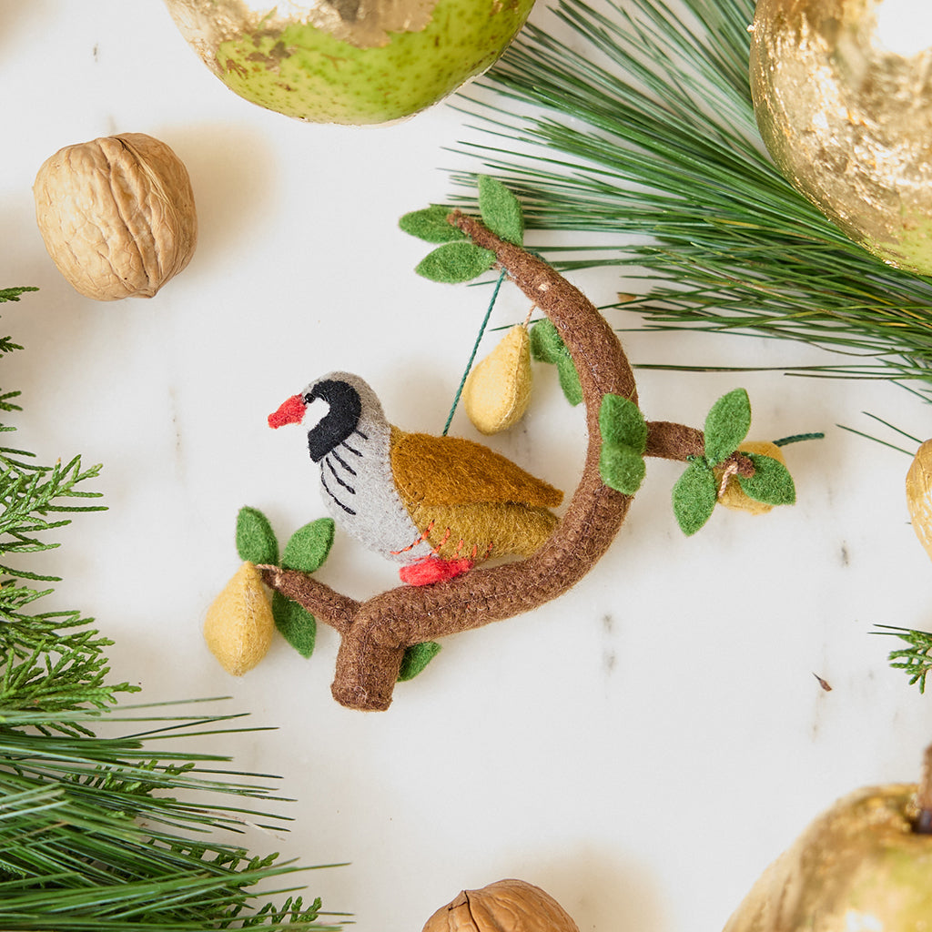 in Pear Tree Ornament