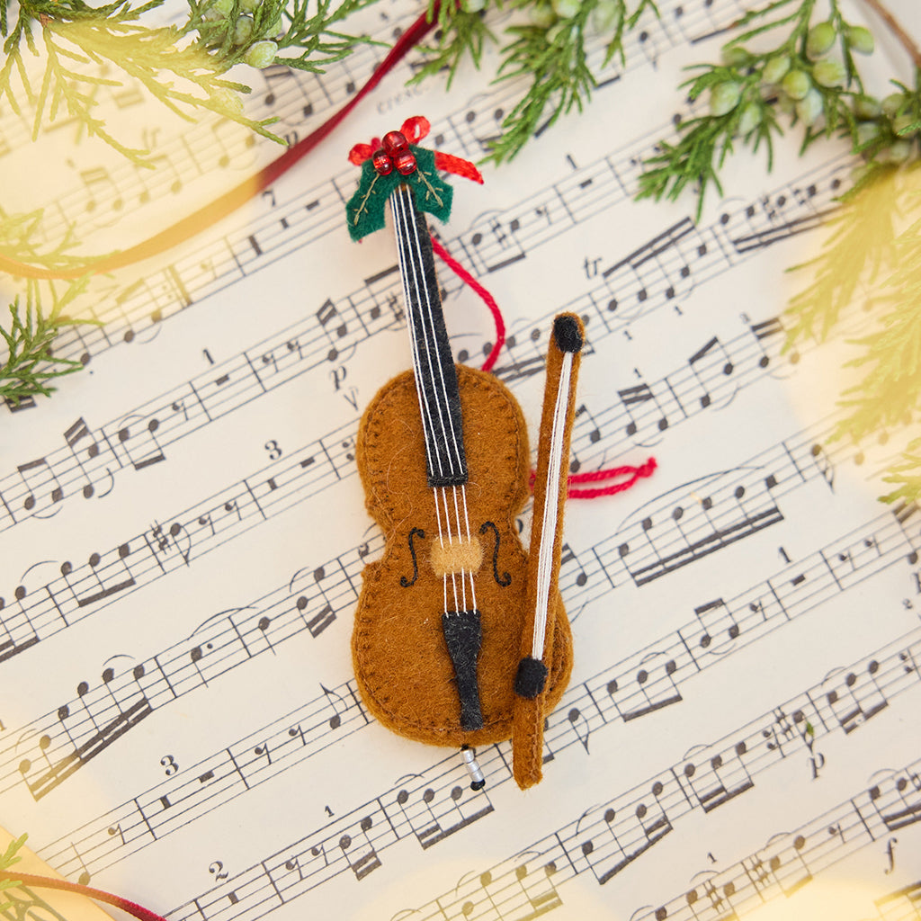 Holiday Cello Ornament