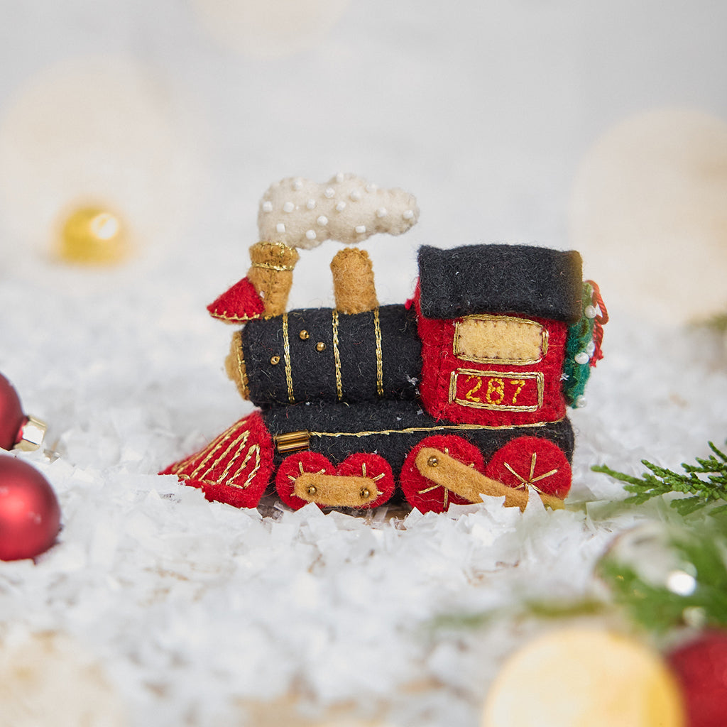 Steam Engine Train Ornament