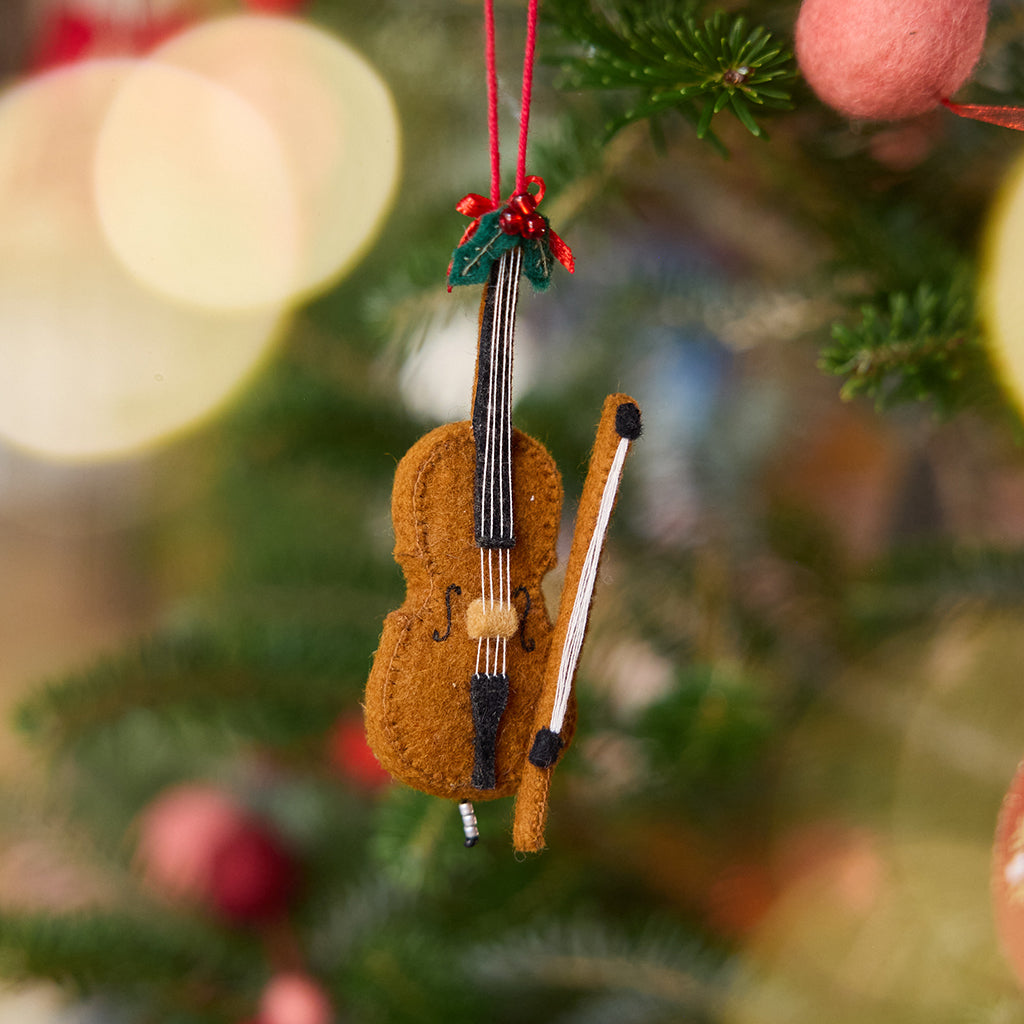 Holiday Cello Ornament
