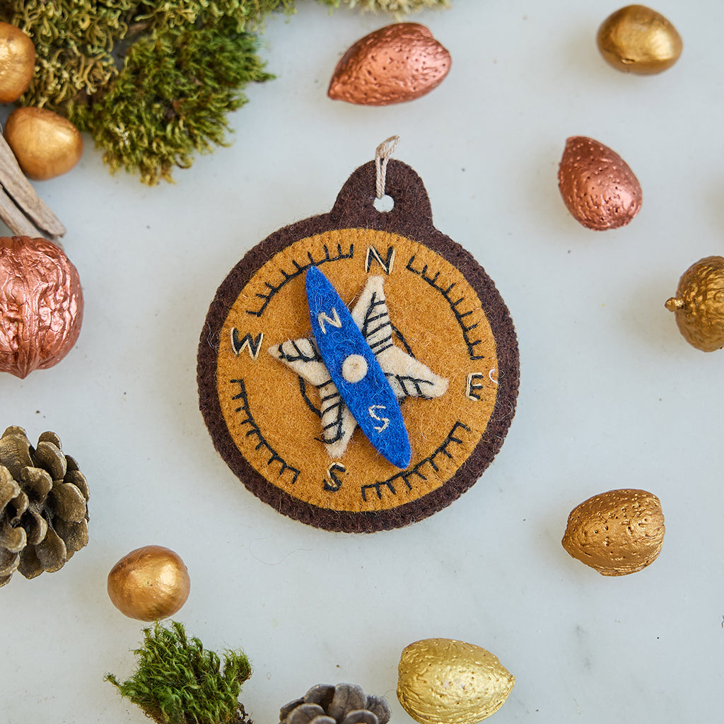 Find Way Compass Ornament