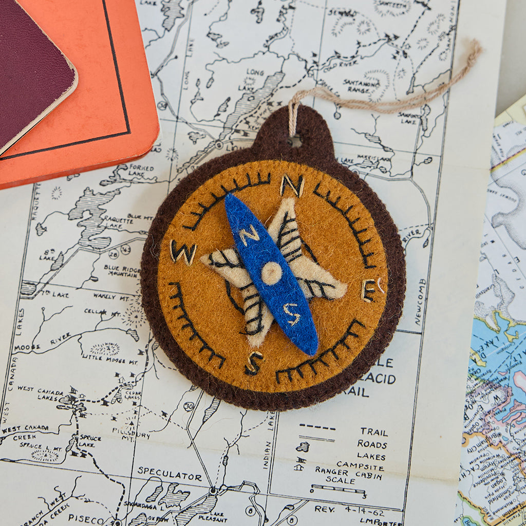 Find Way Compass Ornament