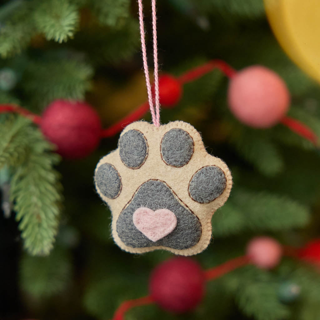 Best Friends Paw Ornament