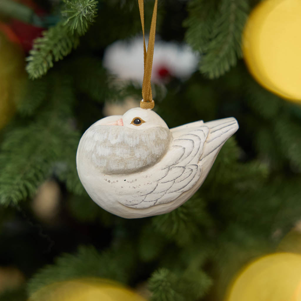 Cropper Pigeon Resin Ornament