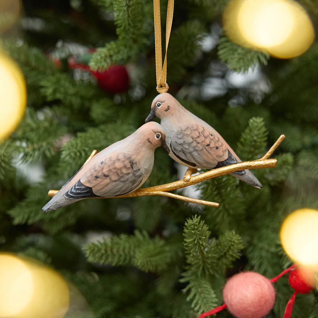 on Branch Resin Ornament
