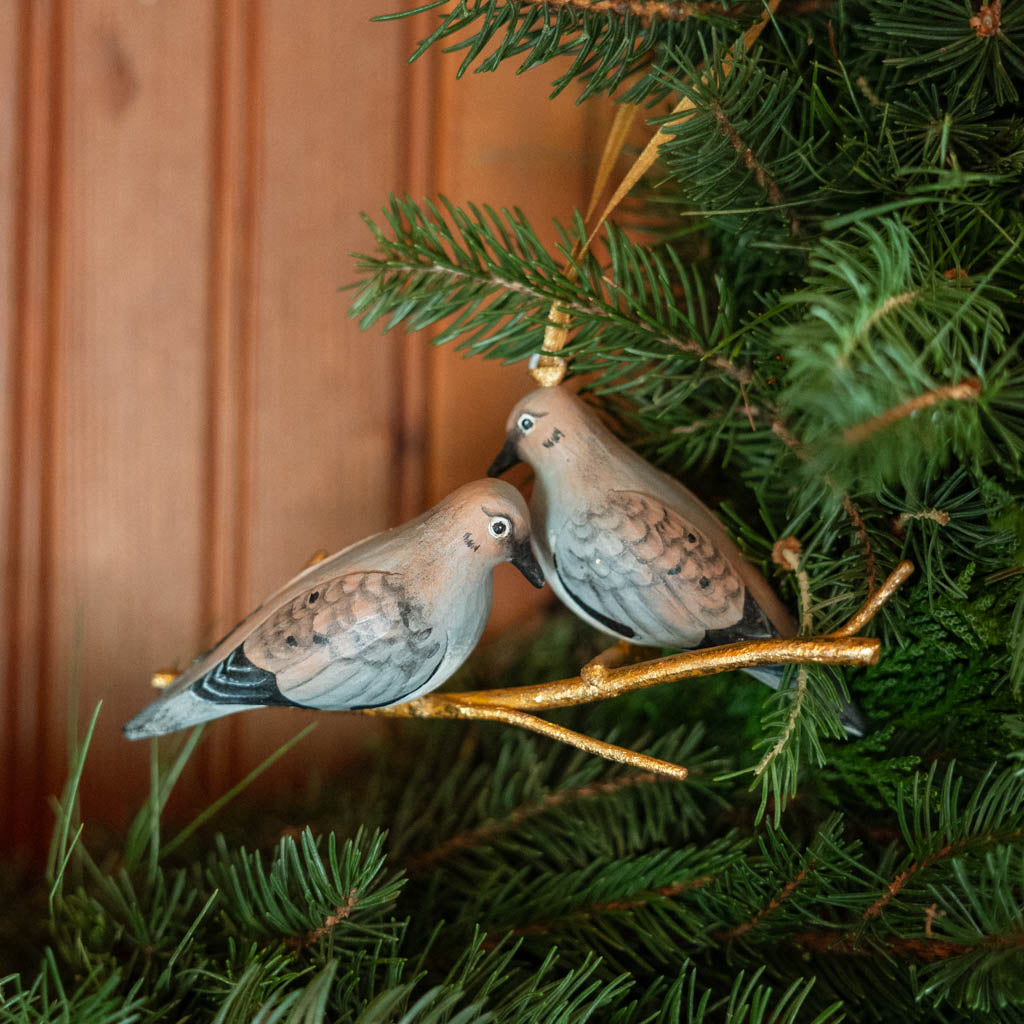 on Branch Resin Ornament