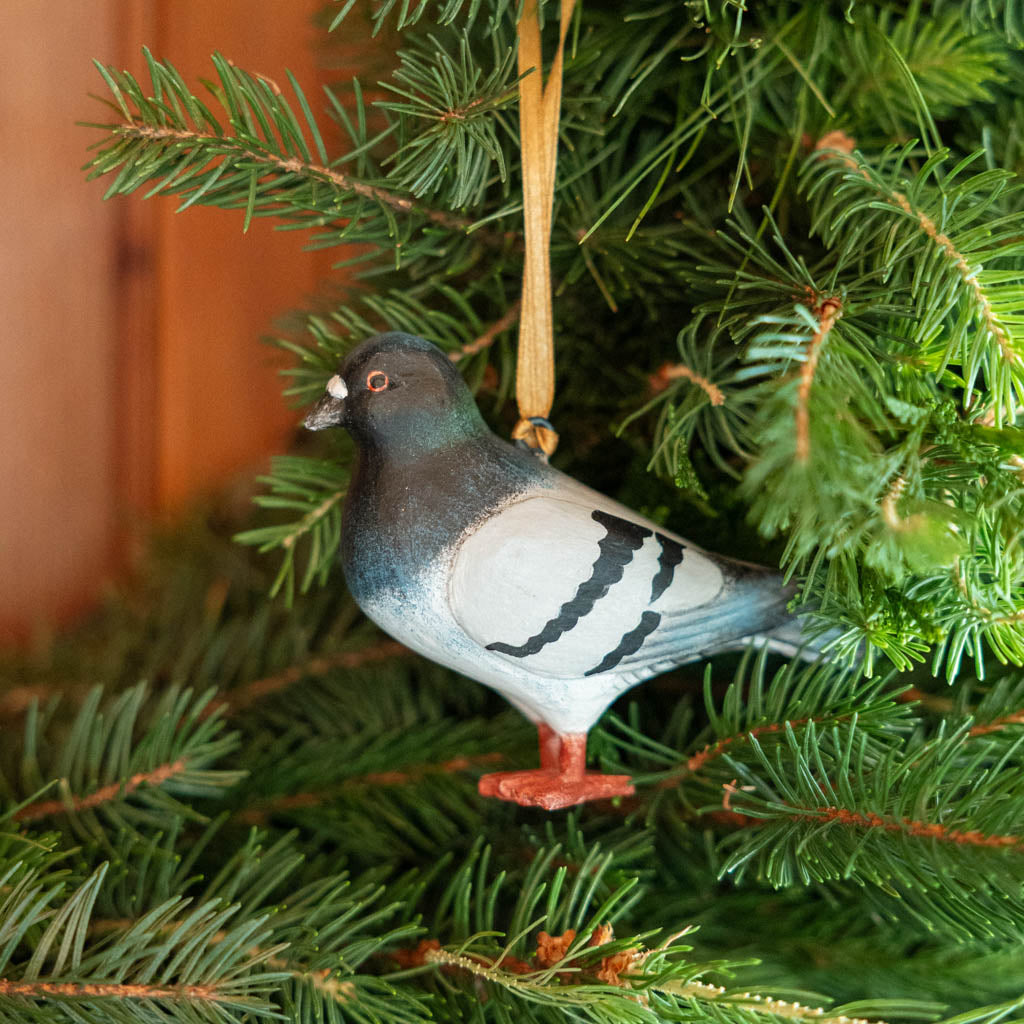 Dove Pigeon Resin Ornament
