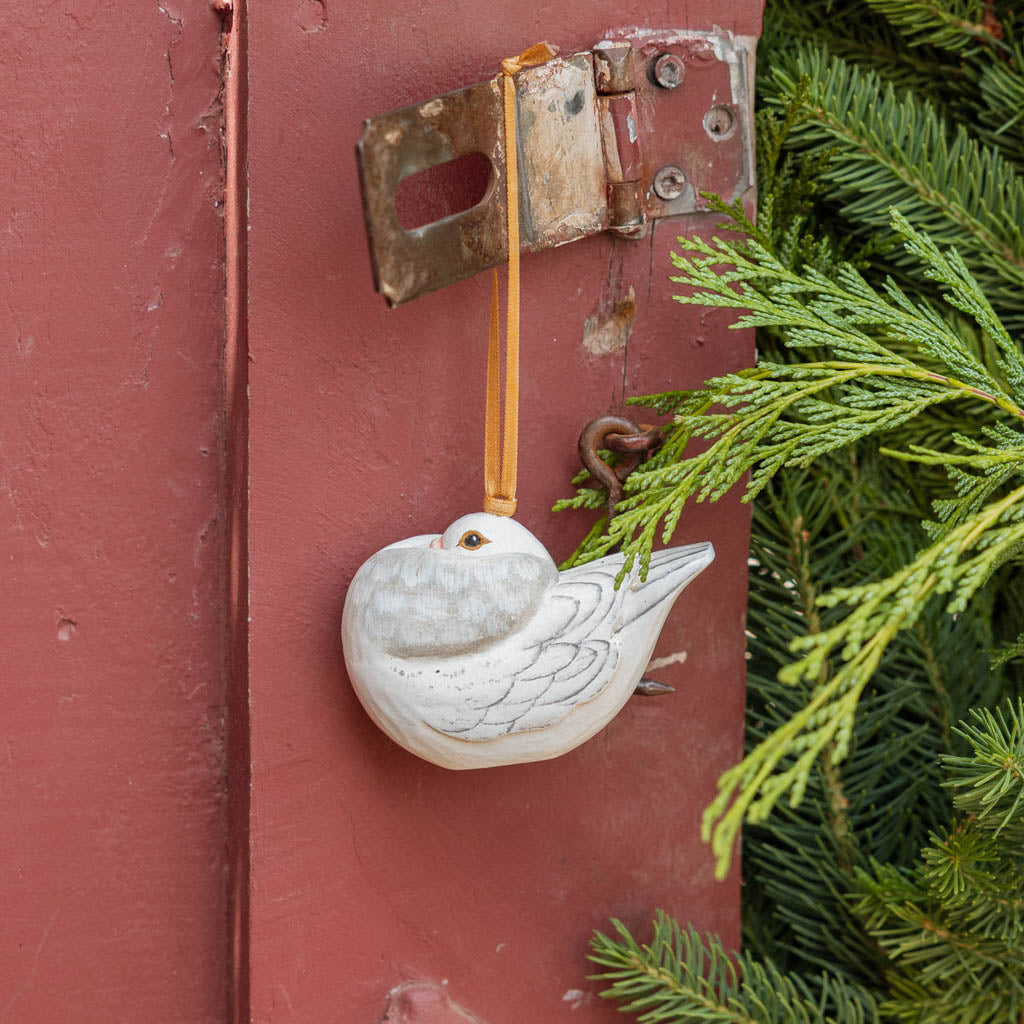Cropper Pigeon Resin Ornament