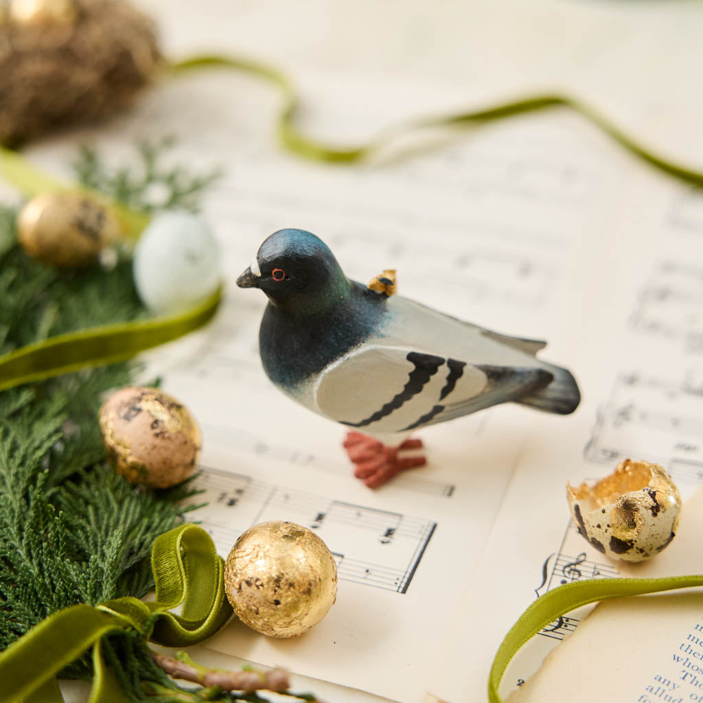 Dove Pigeon Resin Ornament