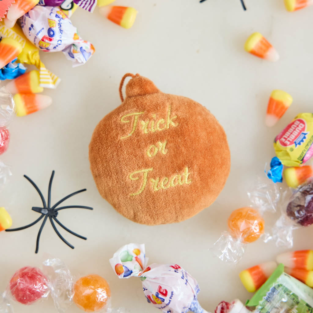 Jack O'Lantern Beaded Ornament