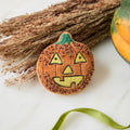 Jack O'Lantern Beaded Ornament