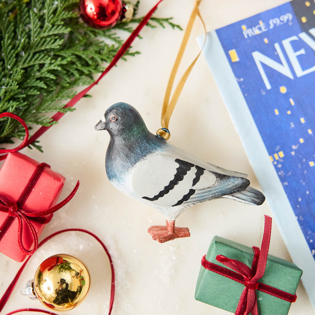 Dove Pigeon Resin Ornament
