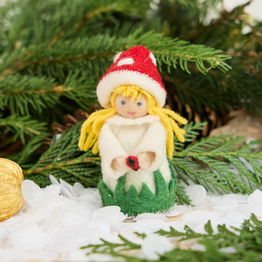 Little Mushroom Kid Ornament