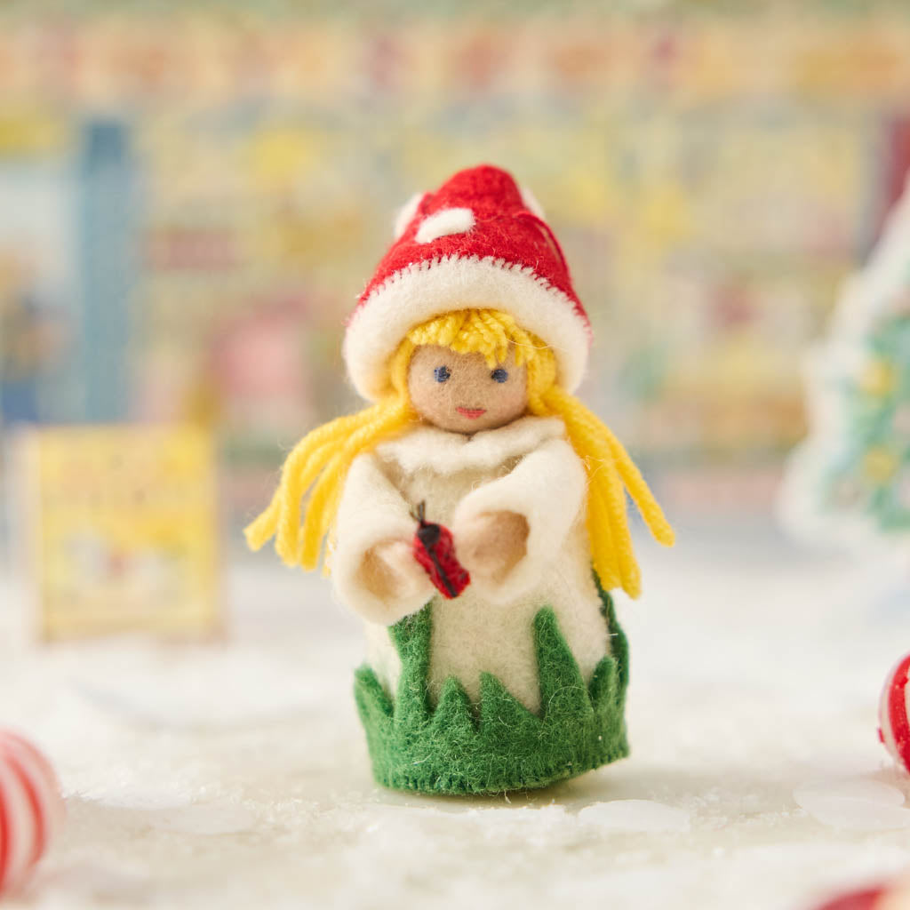 Little Mushroom Kid Ornament