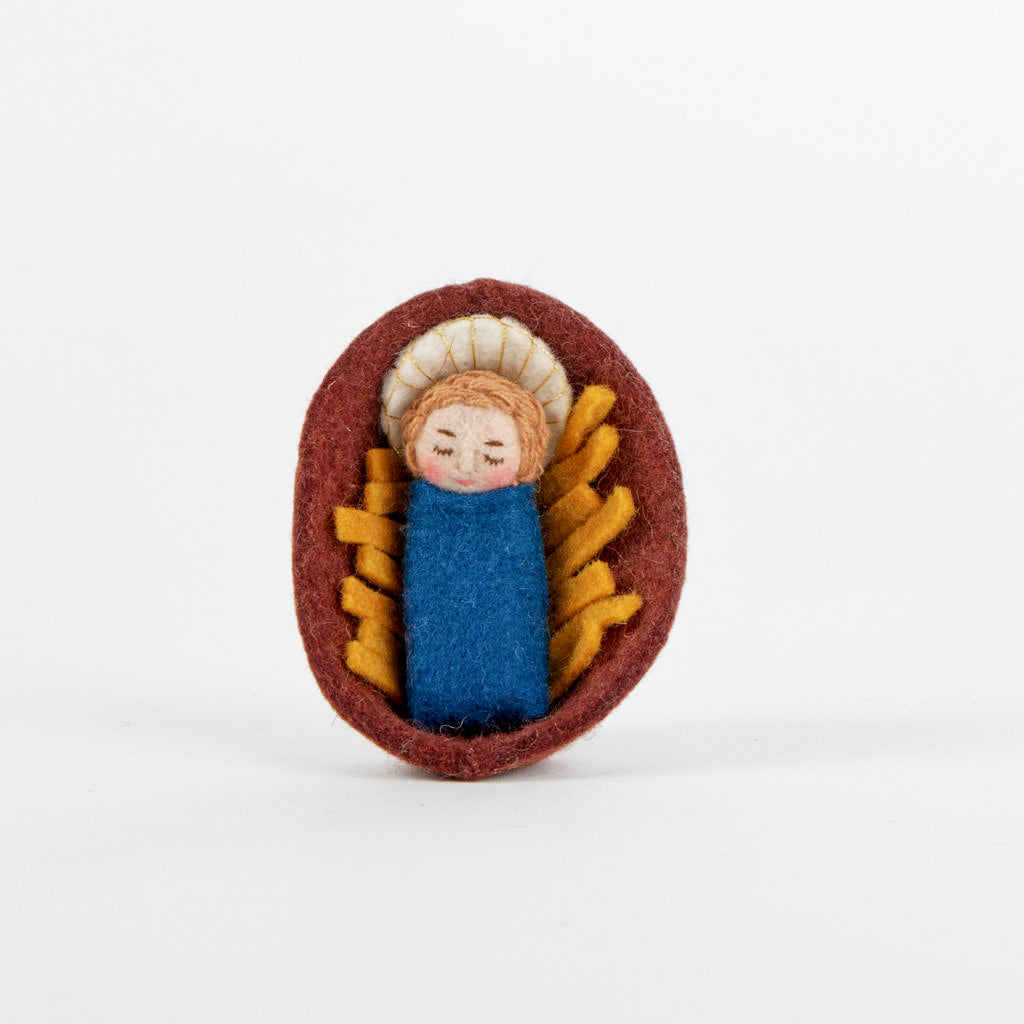 Manger Baby Jesus Ornament