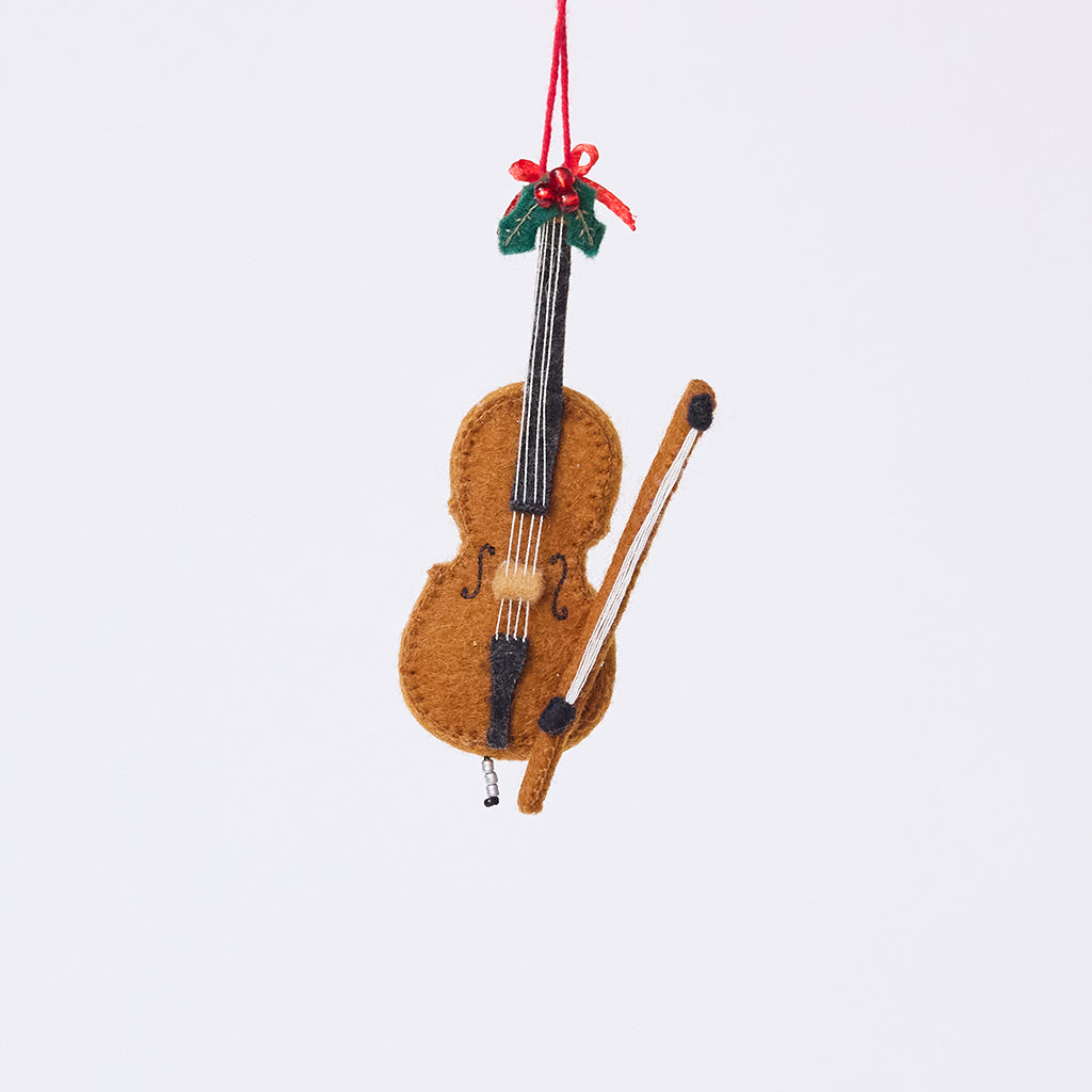 Holiday Cello Ornament