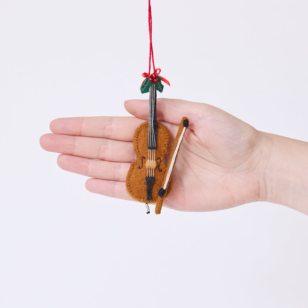 Holiday Cello Ornament