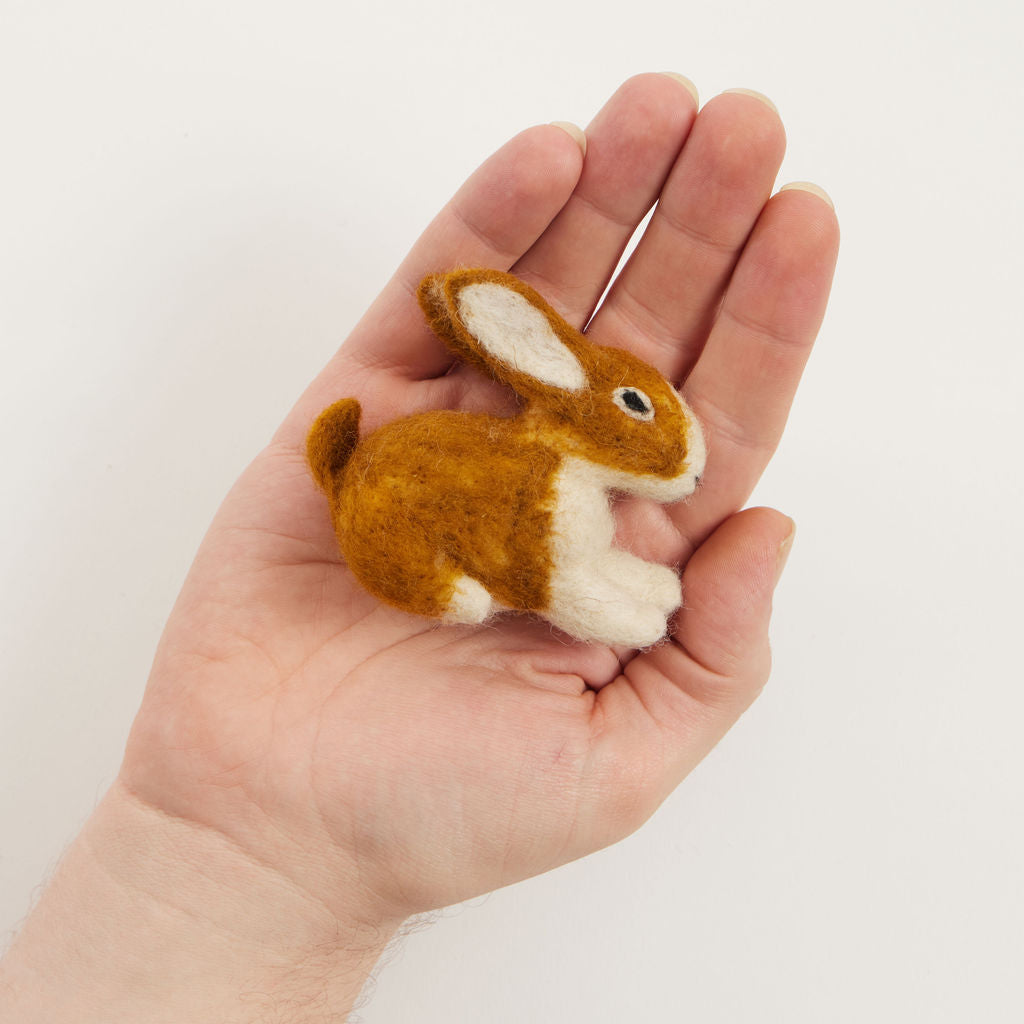 Copper Bunny Ornament