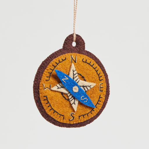 Find Way Compass Ornament