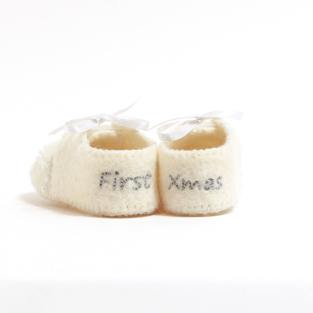 First Baby Booties Ornament