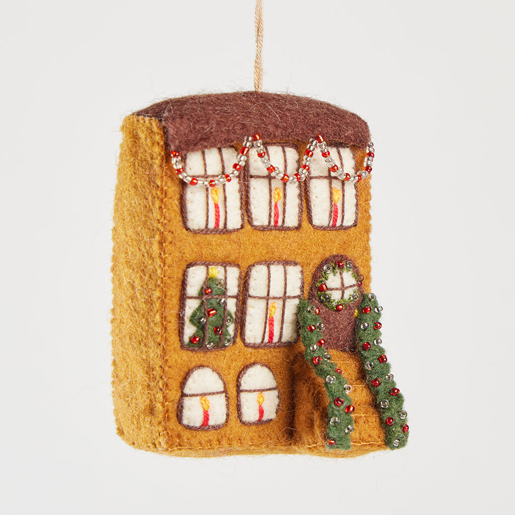 Christmas Townhouse Ornament