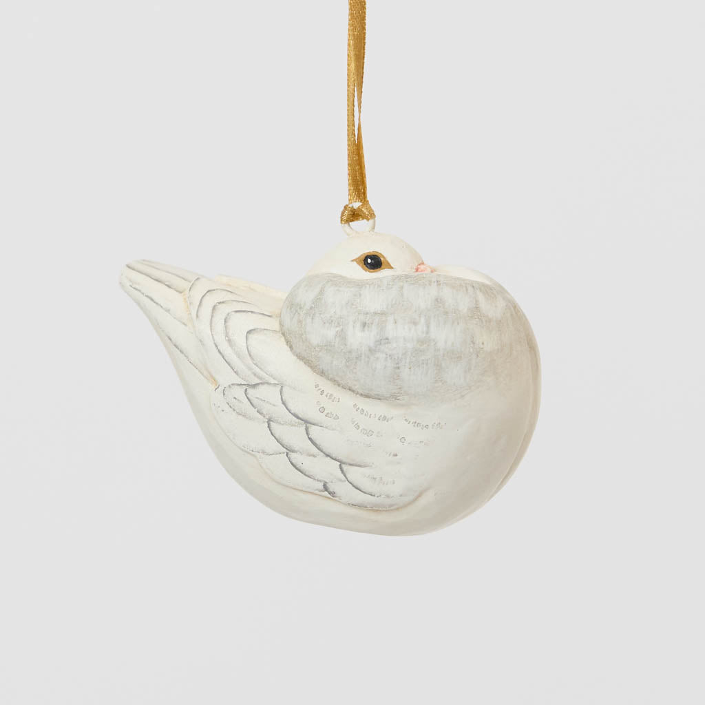 Cropper Pigeon Resin Ornament
