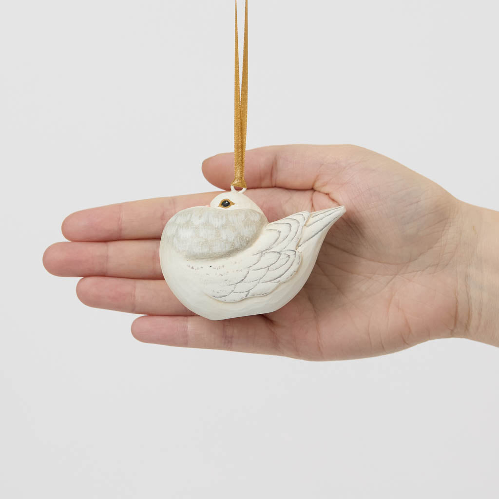 Cropper Pigeon Resin Ornament