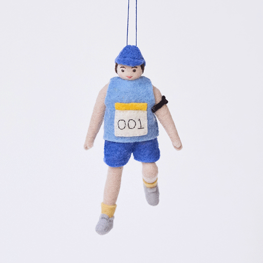 Marathon Runner Ornament
