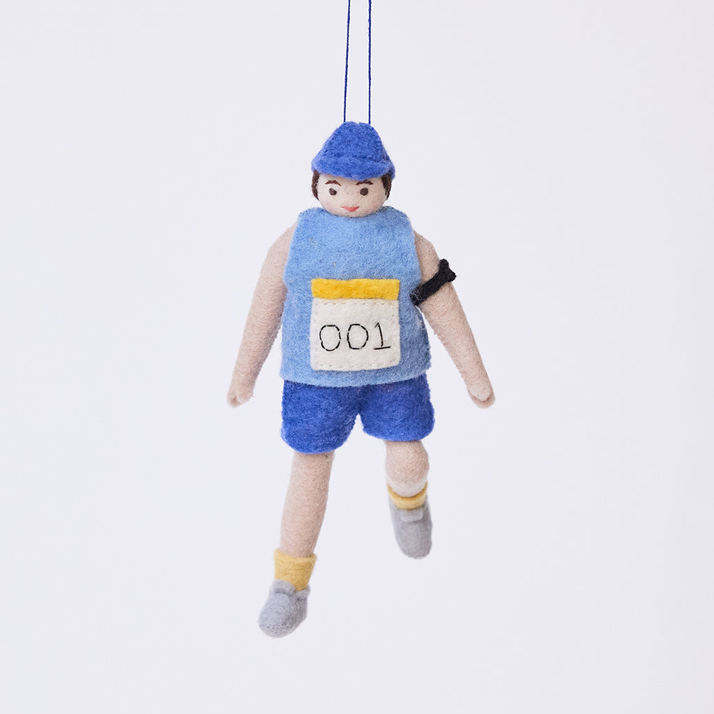 Marathon Runner Ornament