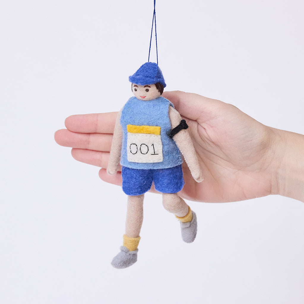 Marathon Runner Ornament