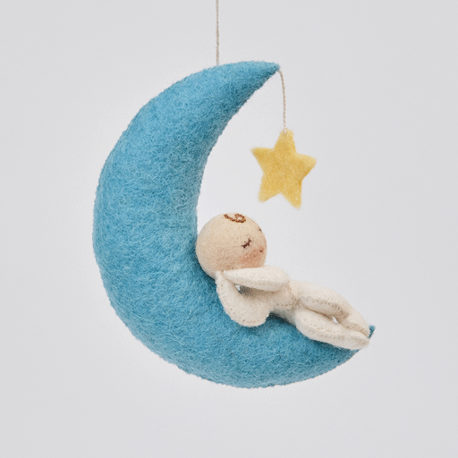 Moon Dreamer Baby Ornament