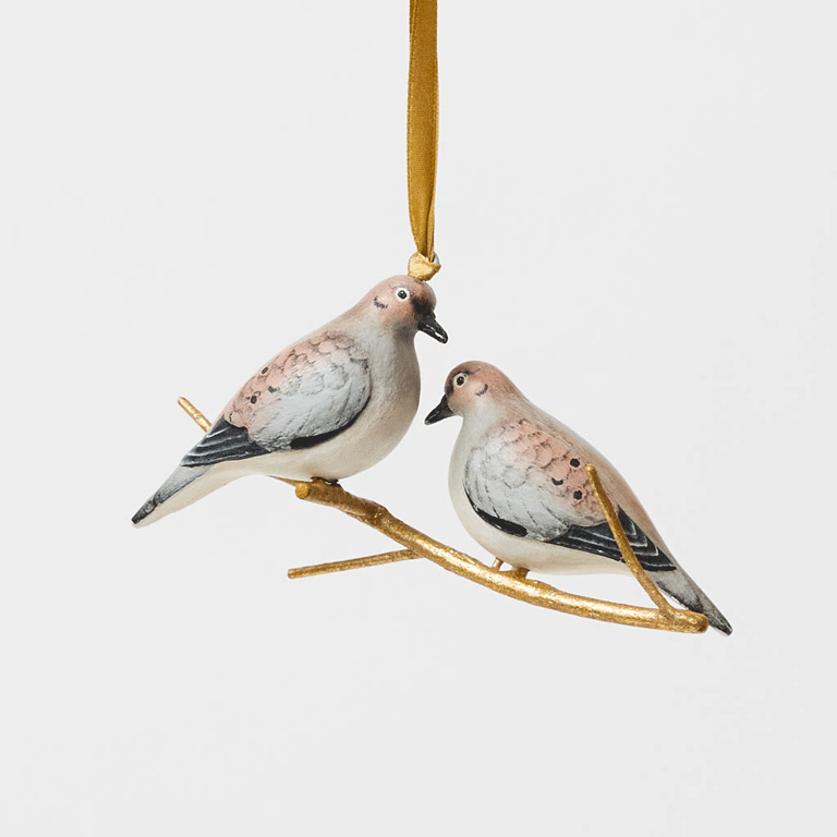 on Branch Resin Ornament