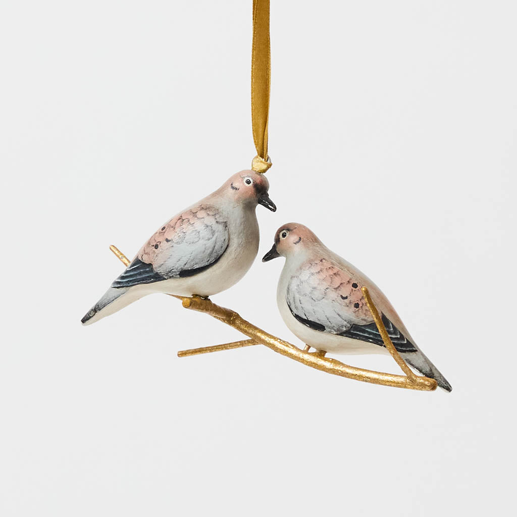 on Branch Resin Ornament