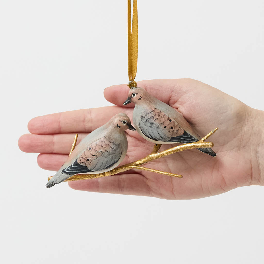 on Branch Resin Ornament