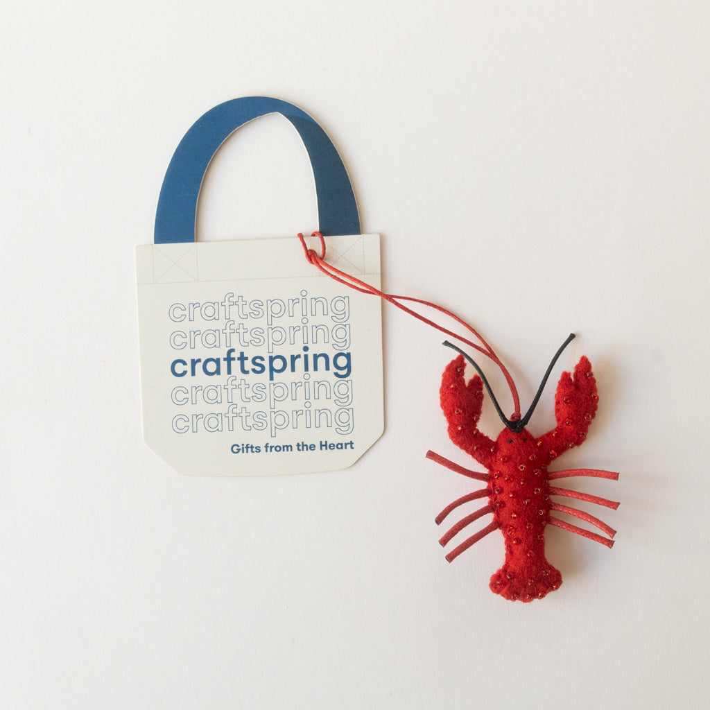 Red Lobster Bag Charm