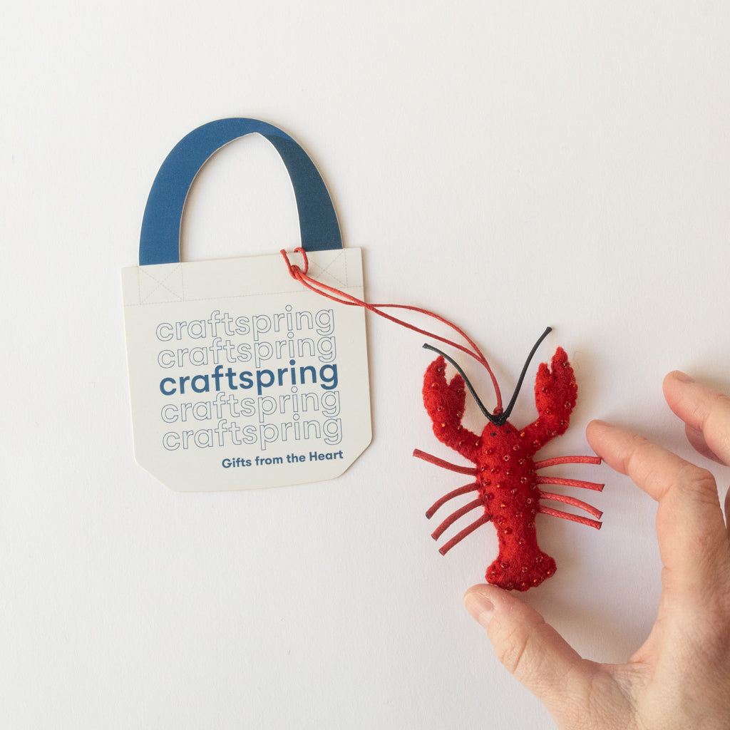 Red Lobster Bag Charm