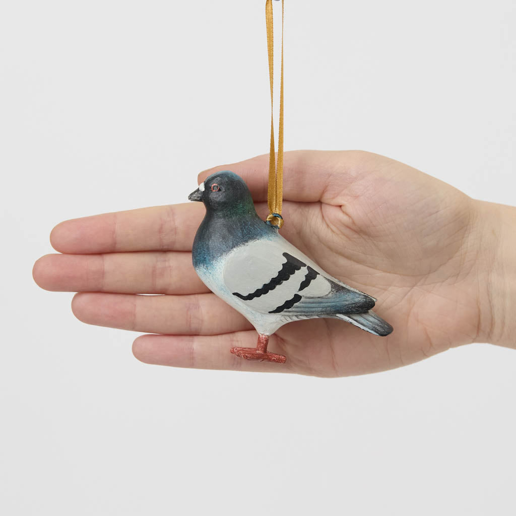 Dove Pigeon Resin Ornament