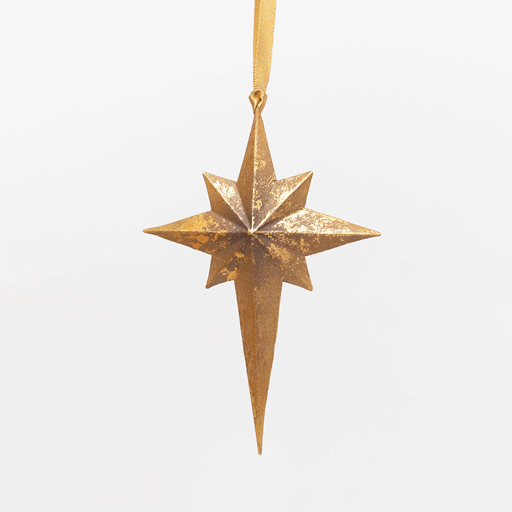Star Bethlehem Metal Ornament