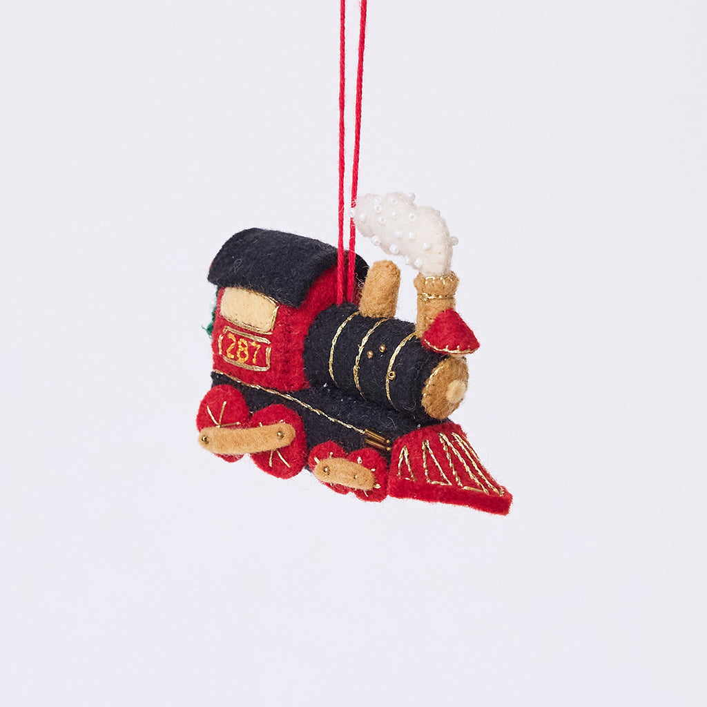 Steam Engine Train Ornament
