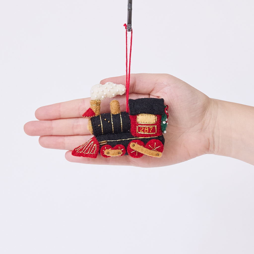 Steam Engine Train Ornament