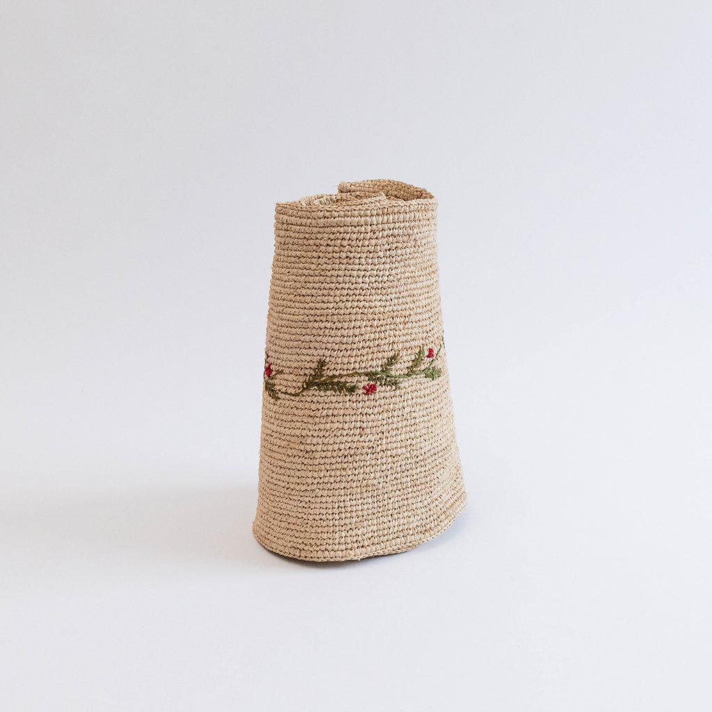 Crocheted Raffia Tree Collar